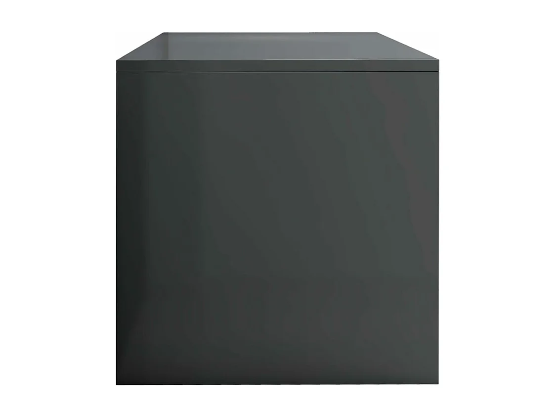 TV-Schrank Hochglanz-Grau 120x40x40 cm Holzwerkstoff