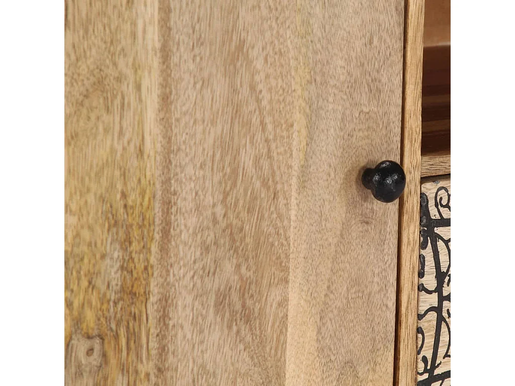 TV-Schrank 140x30x40 cm Massivholz Mango