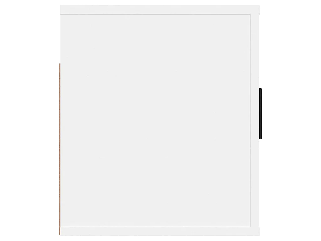 Meuble TV mural Blanc 100x34,5x40 cm