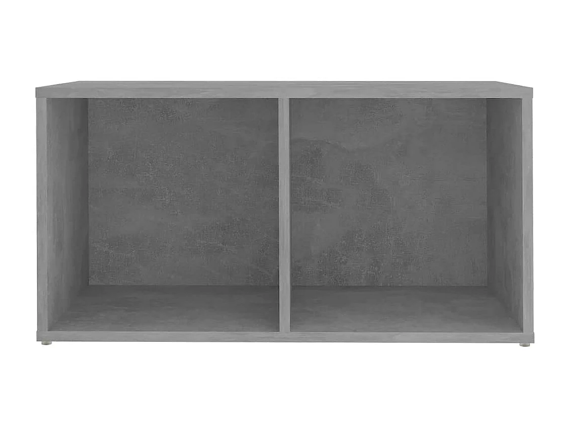 Mobili TV 2 pz Grigio Cemento 72x35x36,5cm in Legno Multistrato