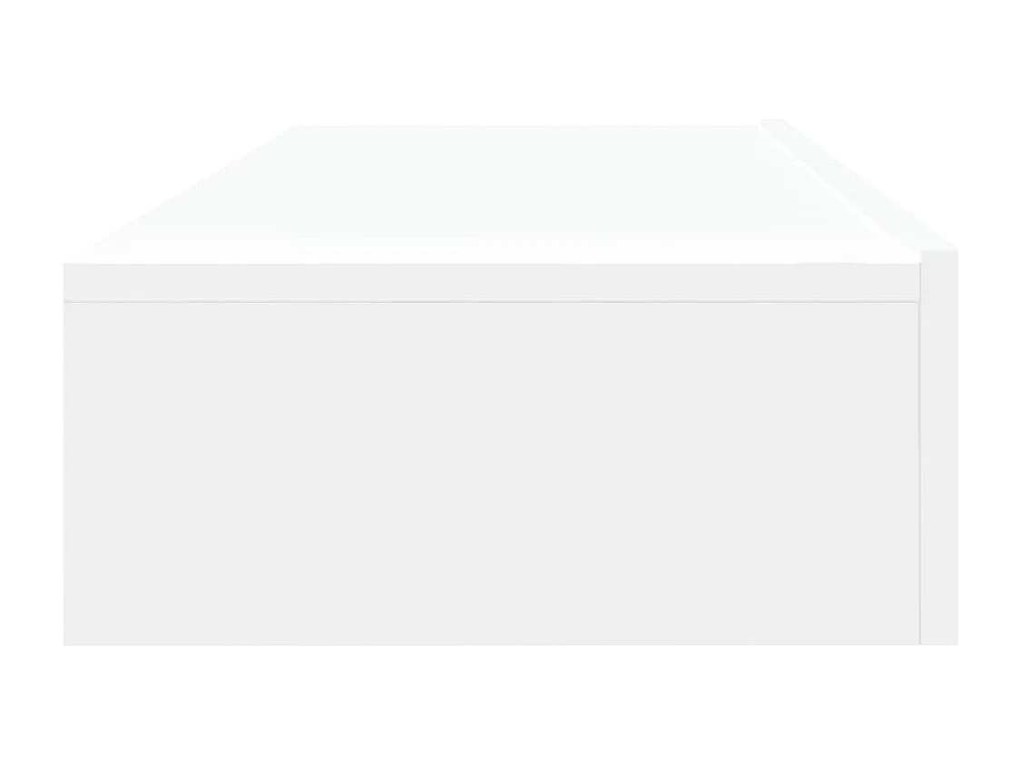 Meubles TV avec éclairage LED 2 pcs blanc 60x35x15,5 cm