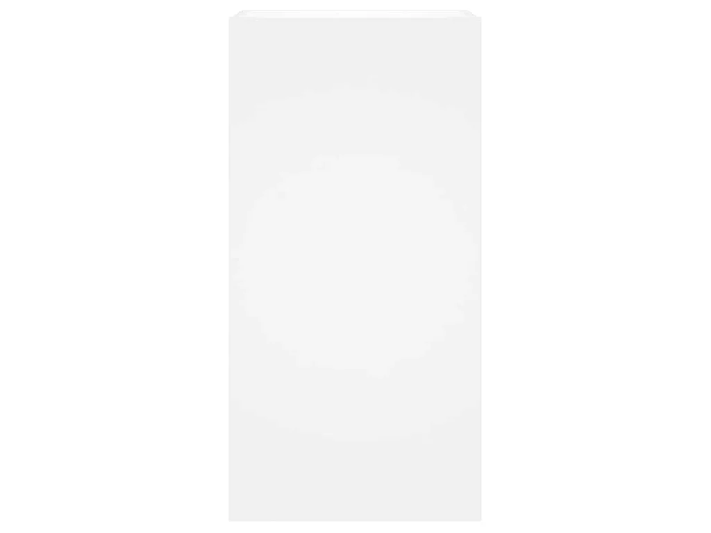 Mobile TV a Parete con Luci LED Bianco 40,5x35x80 cm