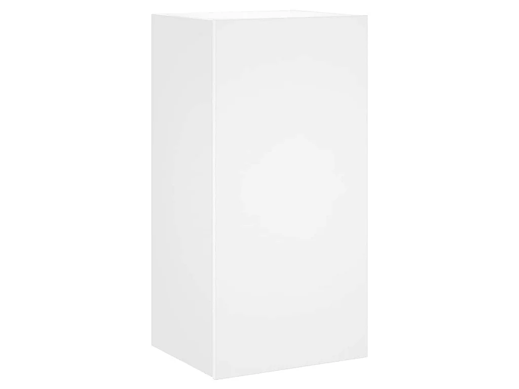 Tv-wandmeubel met LED-verlichting 40,5x35x80 cm wit