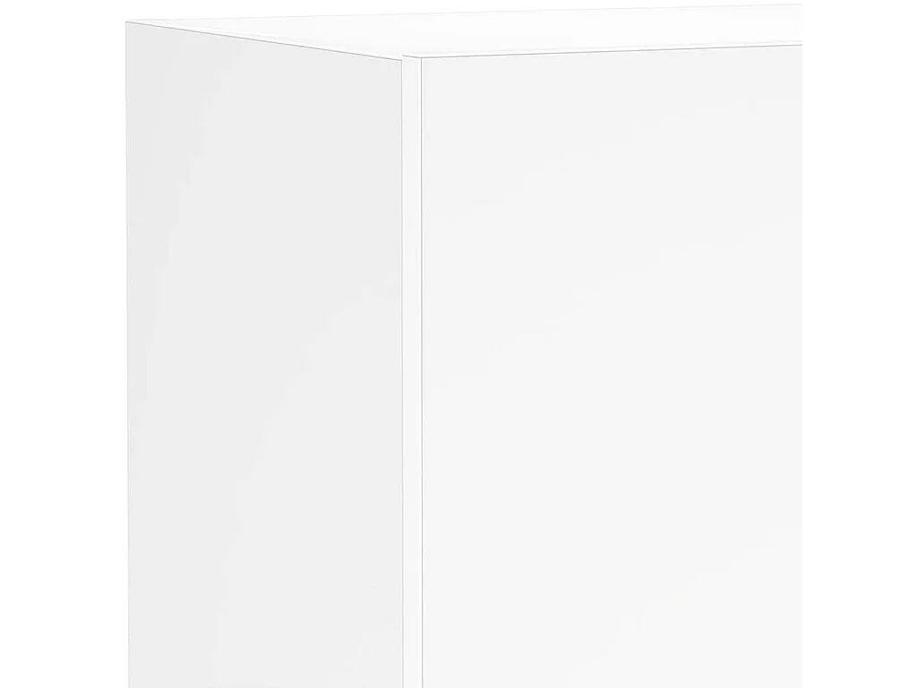 Meuble TV mural avec lumières LED blanc 40,5x35x80 cm