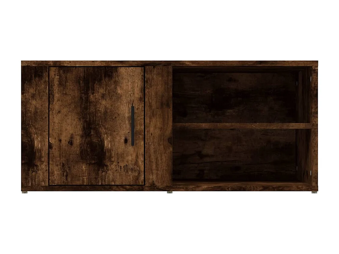 TV-Schränke 2 Stk. Räuchereiche 80x31,5x36 cm Holzwerkstoff