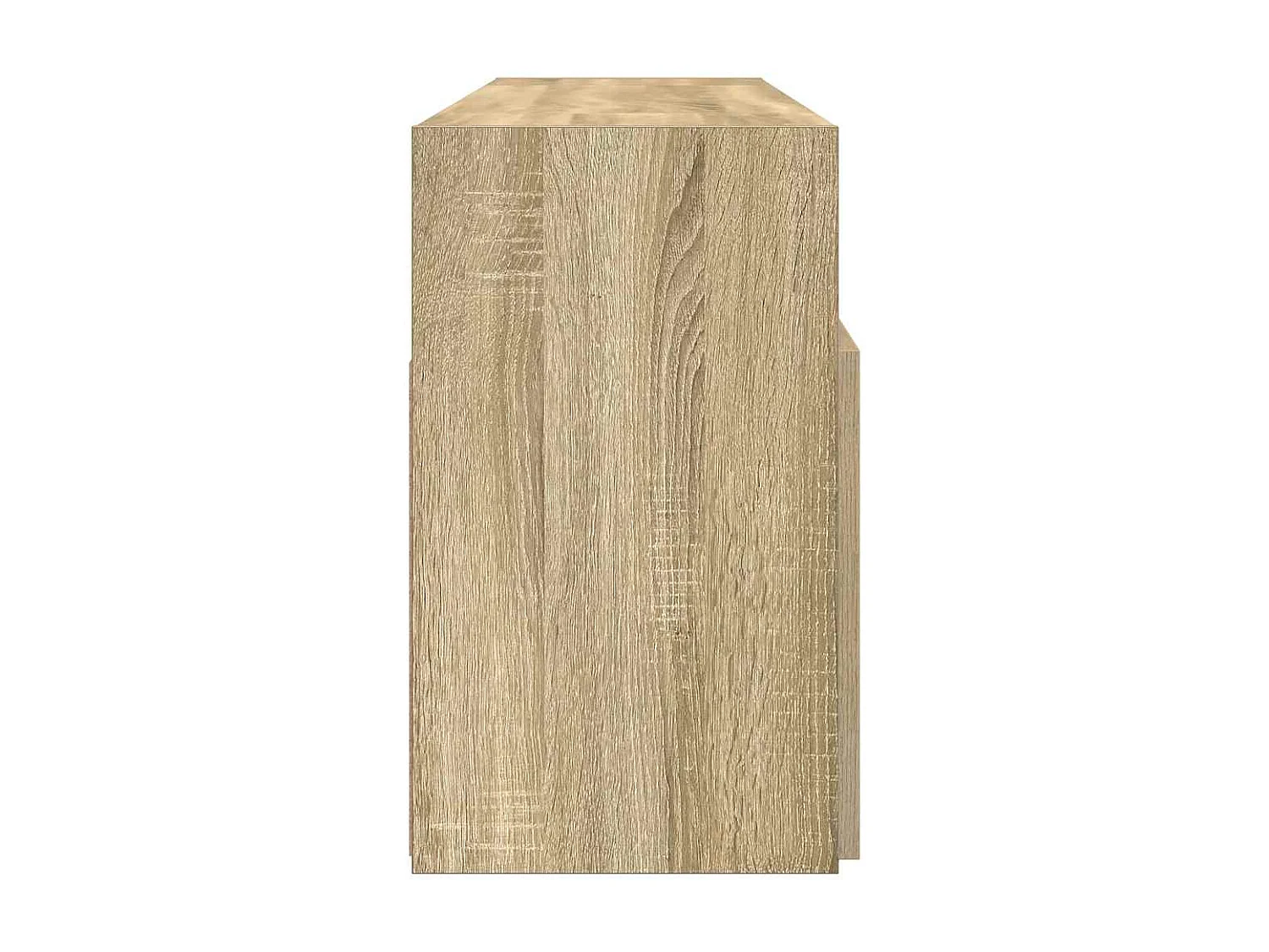 Tv-meubel met LED-verlichting 120x30x50 cm sonoma eikenkleurig