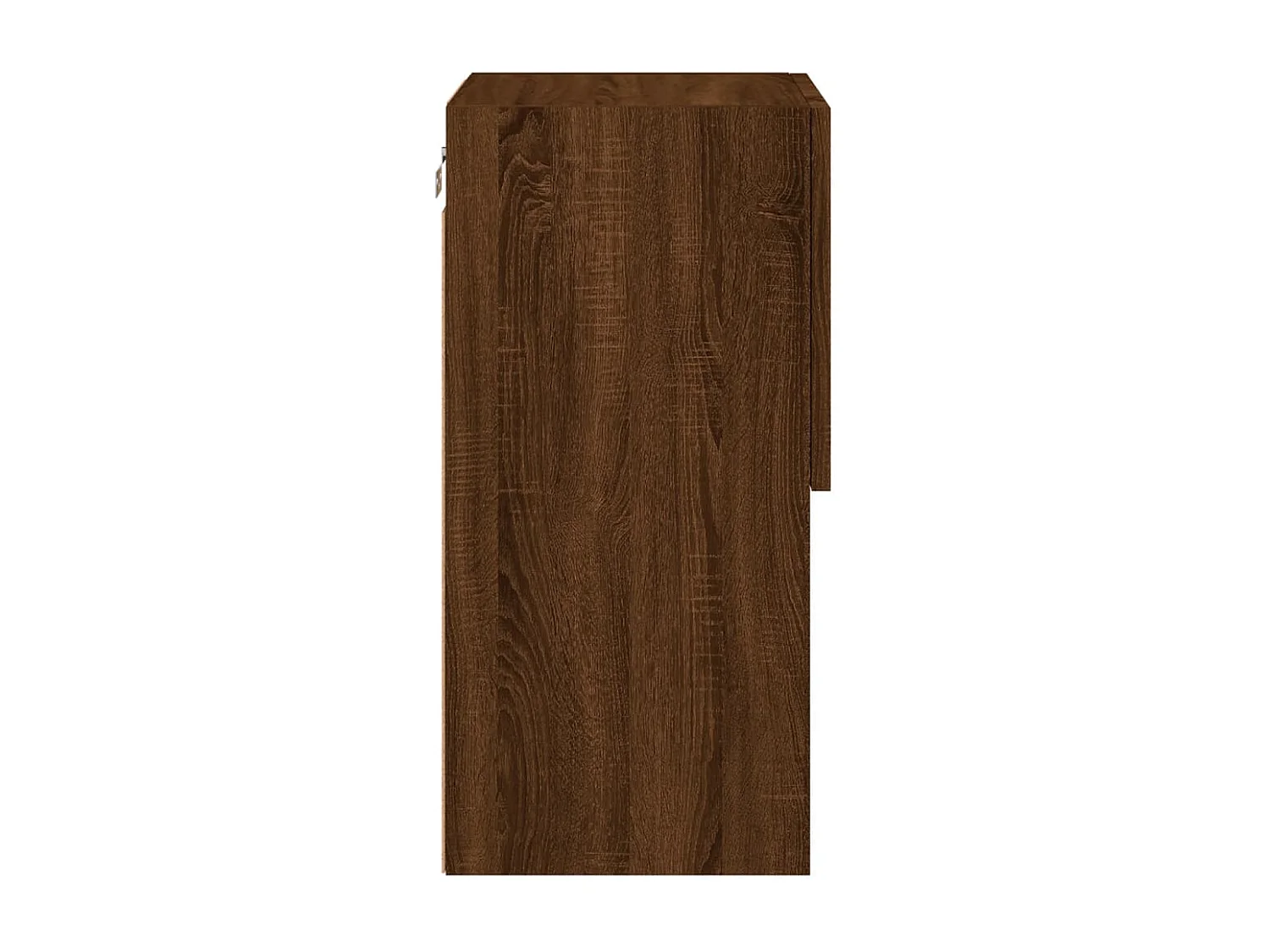 Tv-meubel met LED-verlichting 30,5x30x60 cm bruin eikenkleur