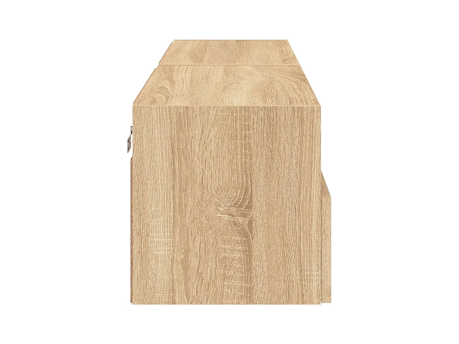 Mobili TV Parete 2pz Rovere Sonoma 60x30x30cm Legno Multistrato