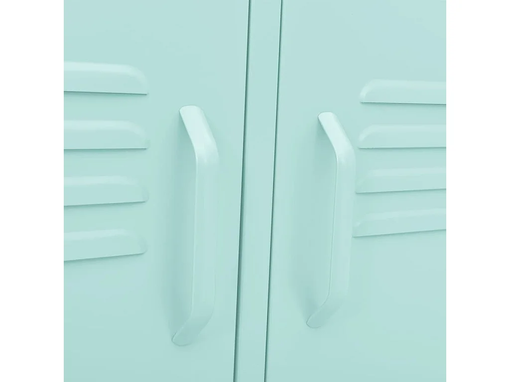 TV-Schrank Minzgrün 105x35x50 cm Stahl