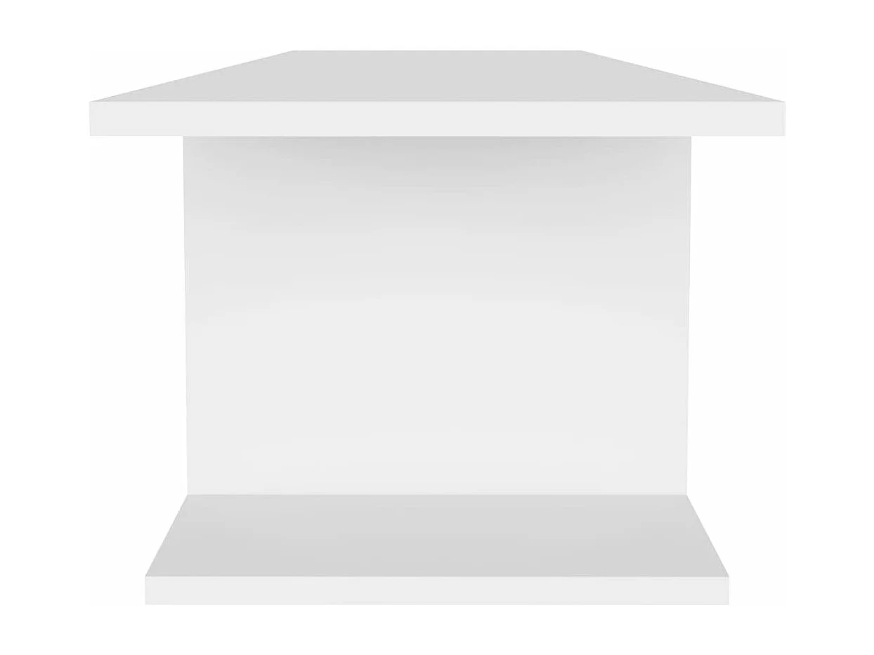 Meuble TV mural Blanc 103x30x26,5 cm