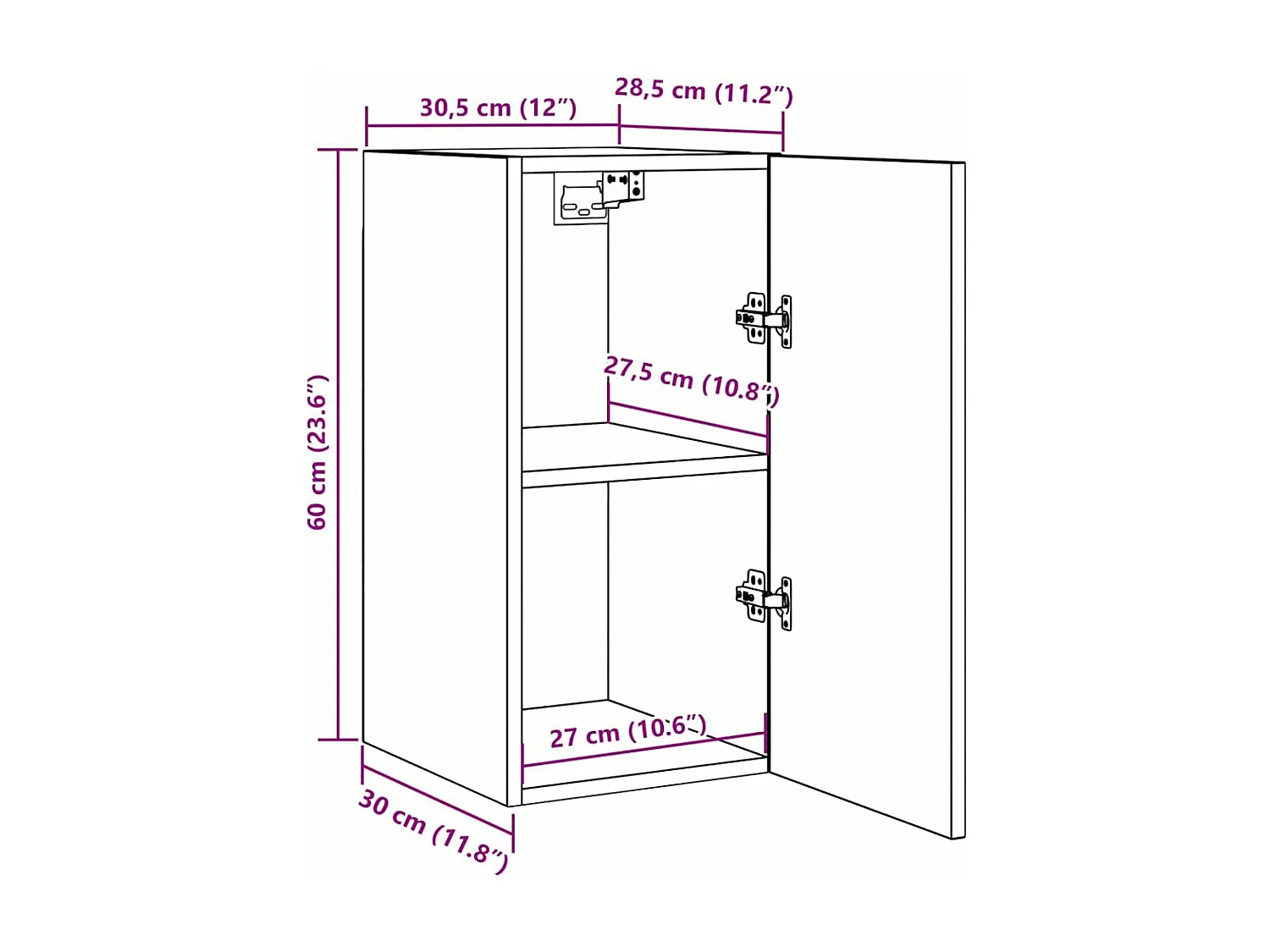 Móveis de TV 2 pcs derivados madeira branco e carvalho sonoma