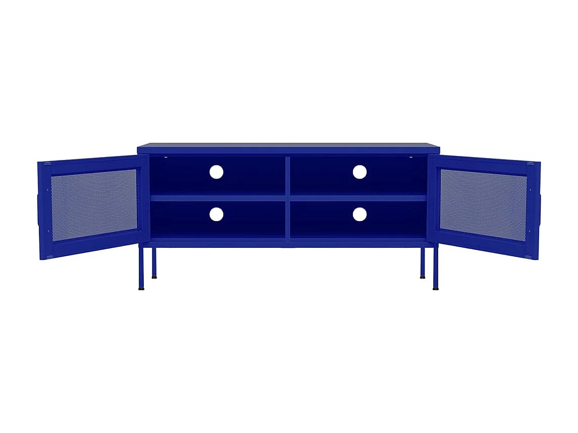 TV-Schrank Marineblau 105x35x50 cm Stahl
