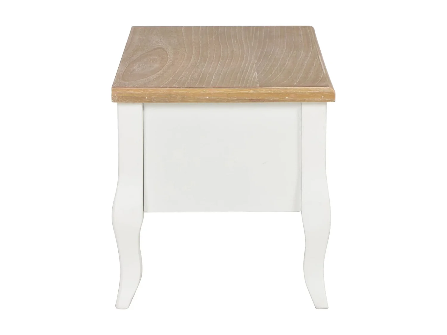 Móvel de TV 100x35x35 cm madeira branco