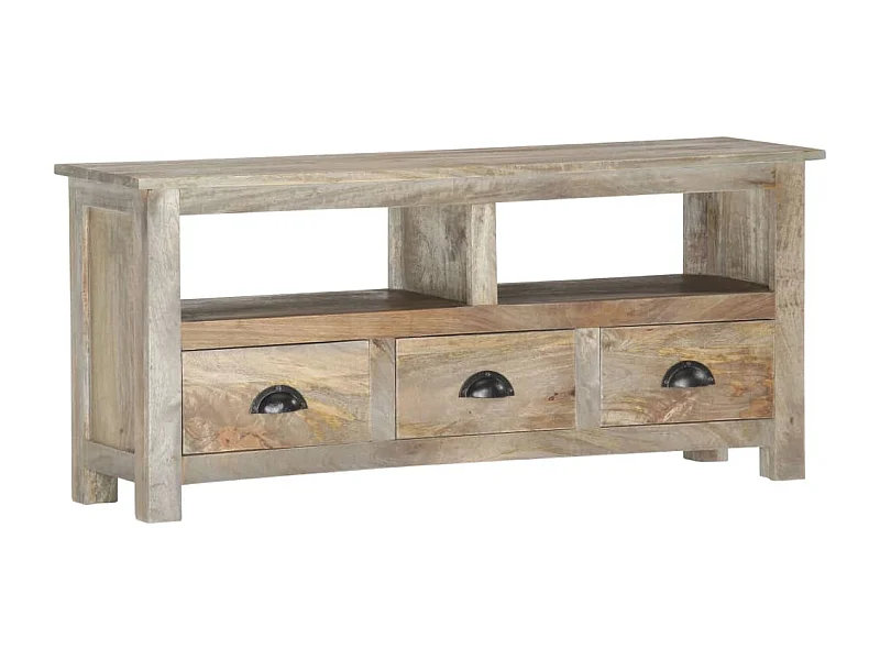 Tv-meubel 110x30x50 cm massief mangohout
