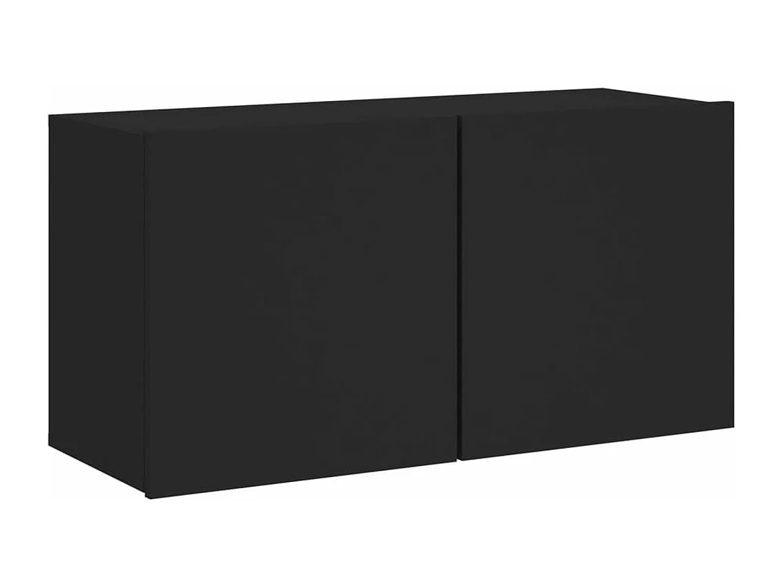 Móvel de parede para TV 80x30x41 cm preto