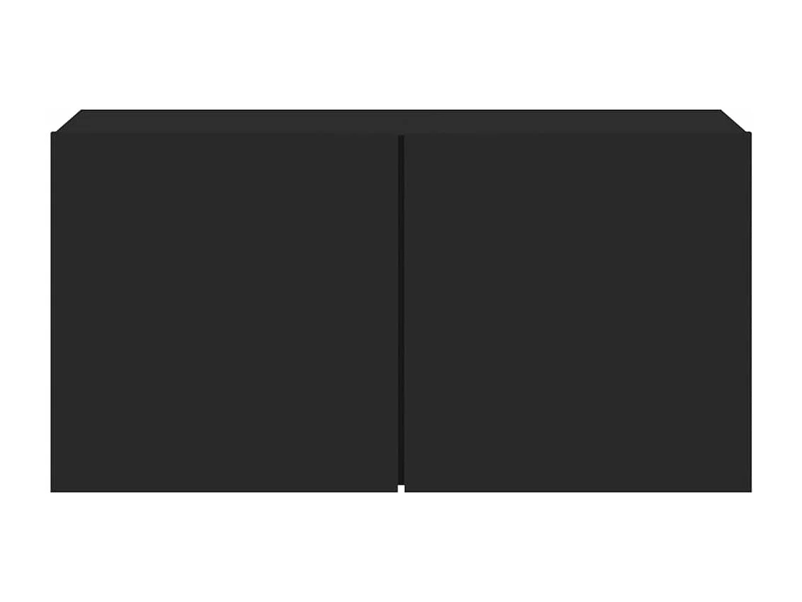 Móvel de parede para TV 80x30x41 cm preto