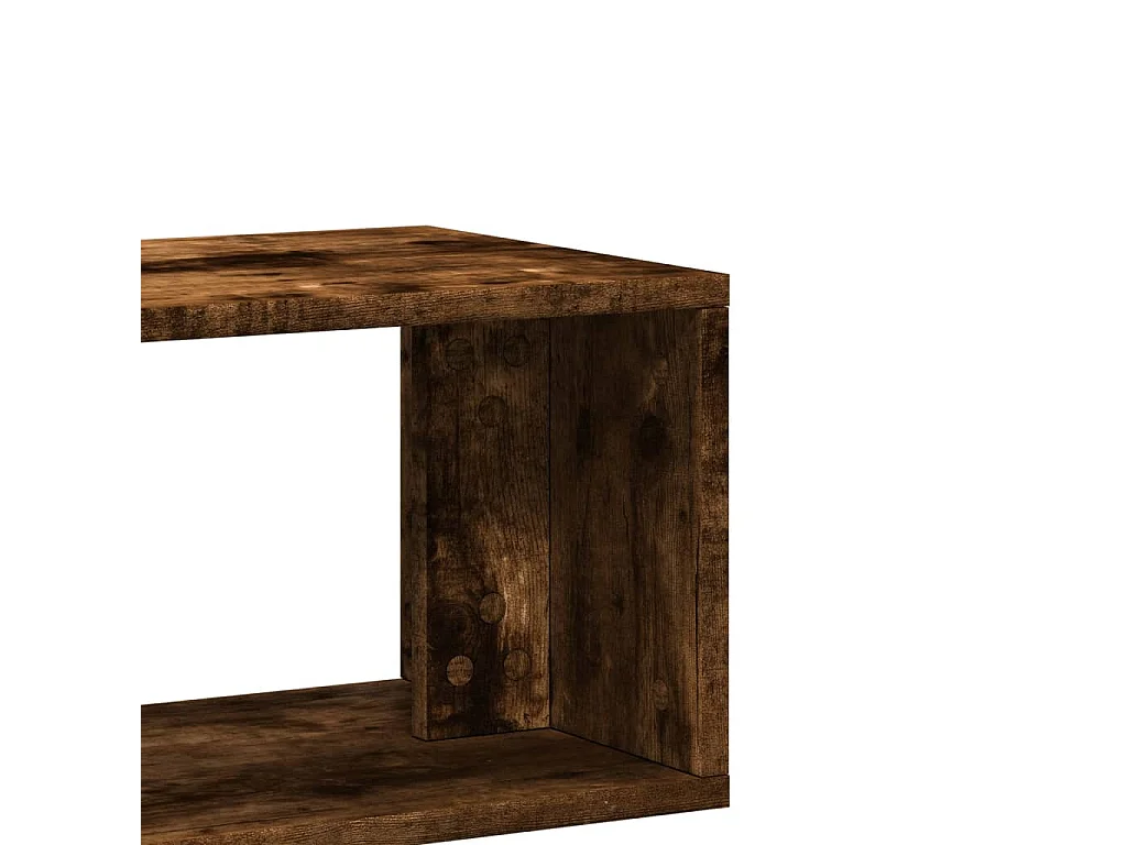 Mobili TV 2 pz Rovere Fumo 100x30x50 cm in Legno Multistrato