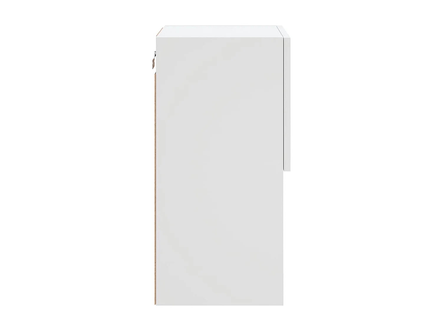 Mobili TV con Luci LED 2pz Bianchi 30,5x30x60 cm