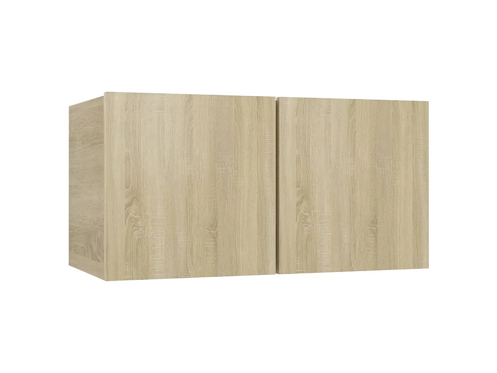 Meuble TV suspendu Chêne sonoma 60x30x30 cm