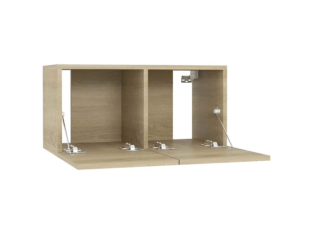 Meuble TV suspendu Chêne sonoma 60x30x30 cm