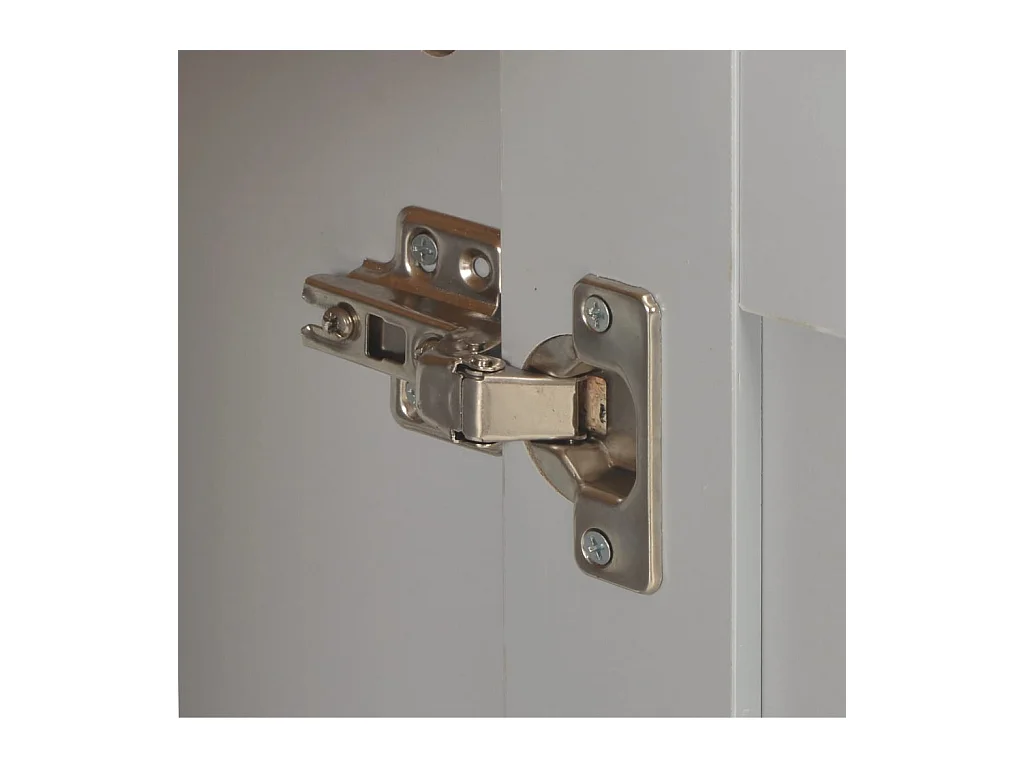 Meuble TV Gris 120x39x58 cm