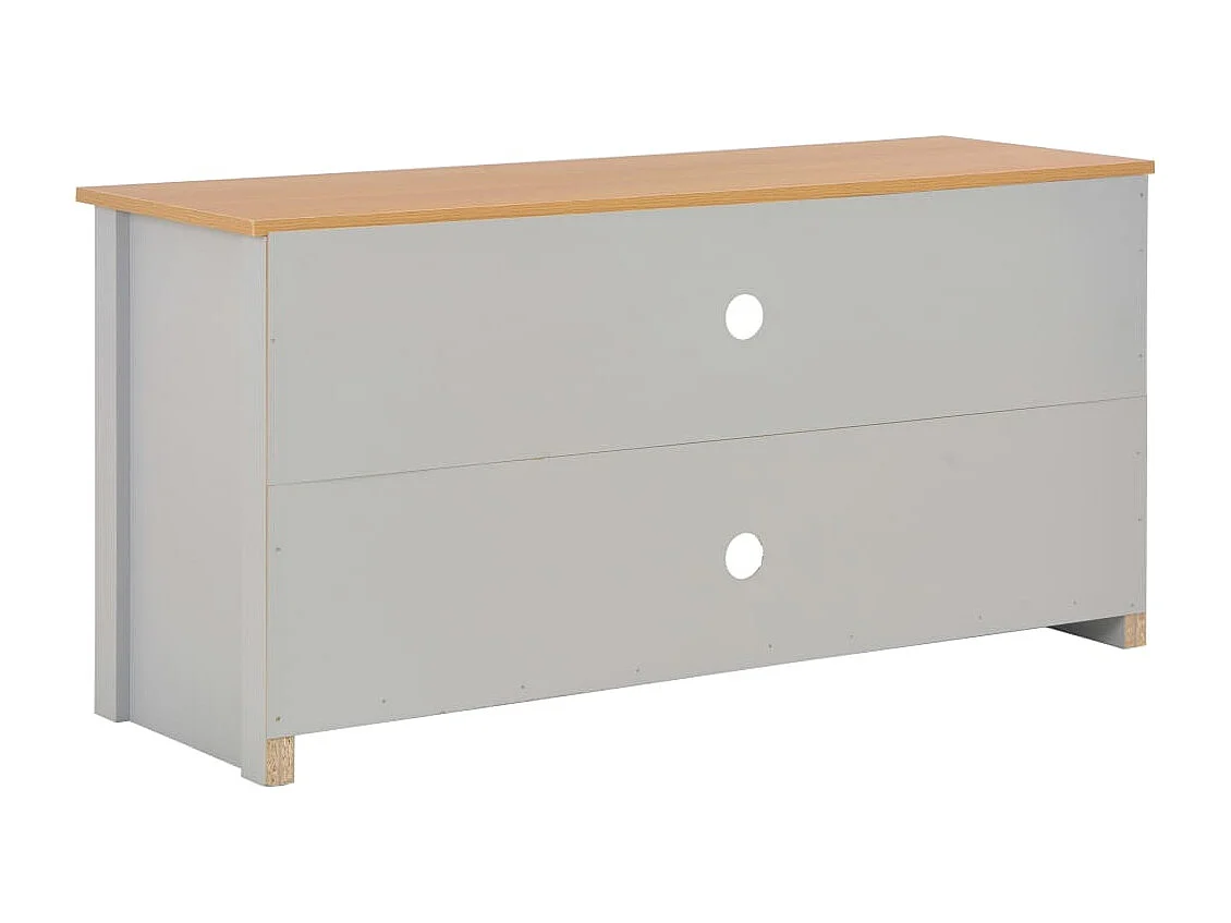 Meuble TV Gris 120x39x58 cm