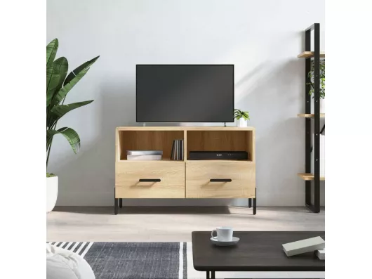 Kauf Unique TV-Schrank Sonoma-Eiche 80x36x50 cm Holzwerkstoff