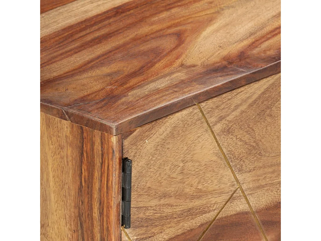 Tv-meubel 140x30x40 massief sheeshamhout