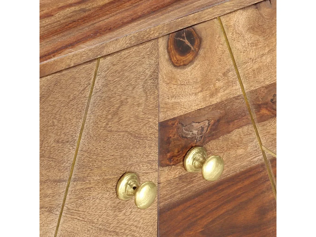 Tv-meubel 140x30x40 massief sheeshamhout