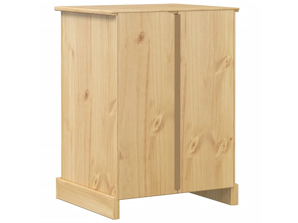Hifi-meubel Corona 60x50x82 cm massief grenenhout