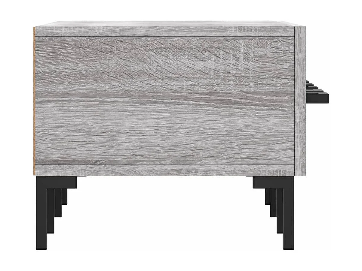 Meuble TV sonoma gris 150x36x30 cm bois d'ingénierie