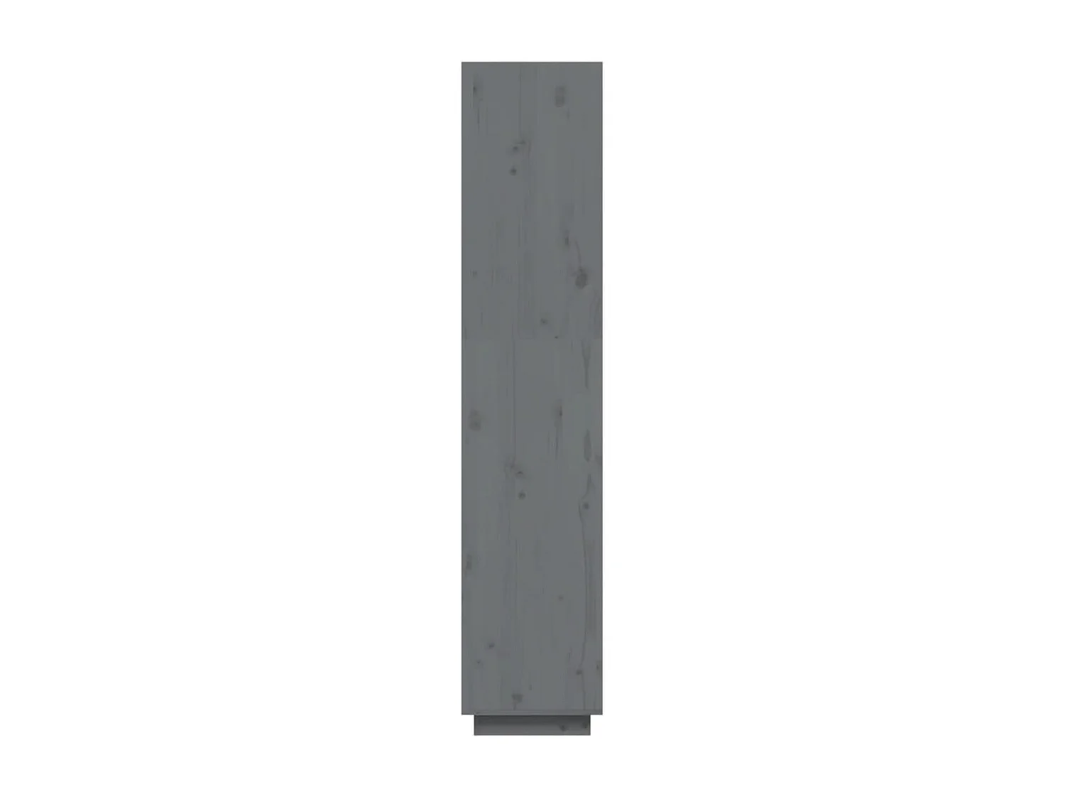 Bücherregal/Raumteiler Grau 40x35x167 cm Massivholz Kiefer