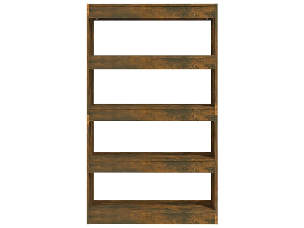 Bibliothèque/Séparateur de pièce Chêne fumé Bois d'ingénierie