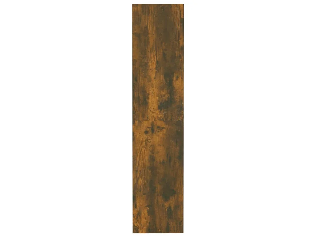 Bibliothèque/Séparateur de pièce Chêne fumé Bois d'ingénierie