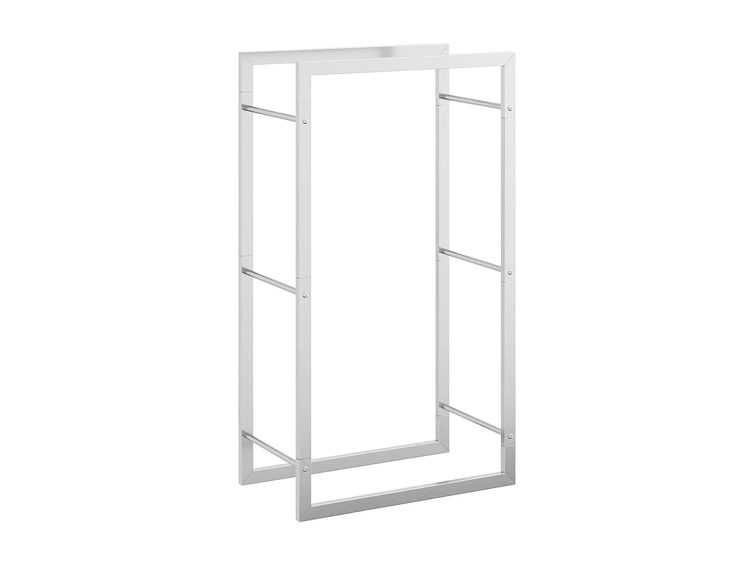 Bibliothèque à 3 niveaux blanc 60x27,6x90,5cm bois d'ingénierie