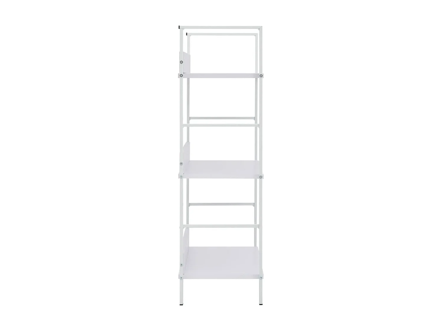 Bibliothèque à 3 niveaux blanc 60x27,6x90,5cm bois d'ingénierie