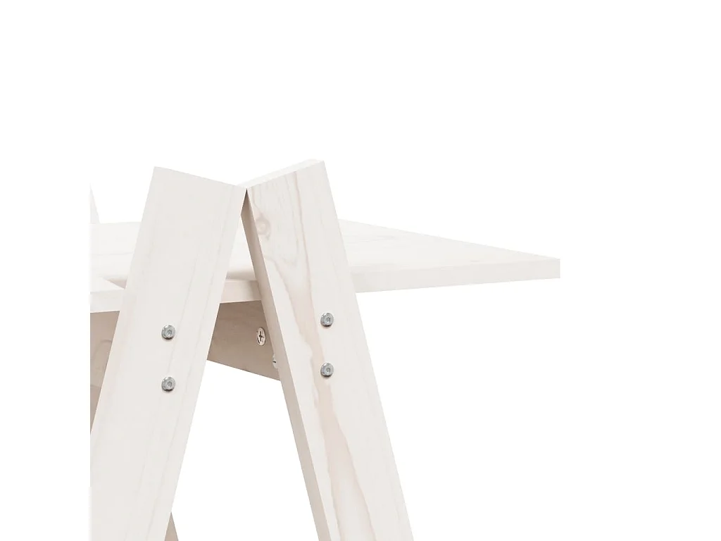 Estante c/ 5 prateleiras forma de A 110x40x180,5cm pinho maciço