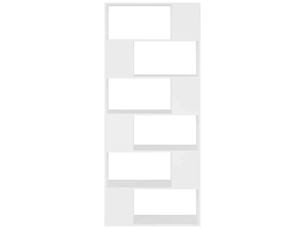 Bibliothèque/Séparateur de pièce Blanc Bois d'ingénierie