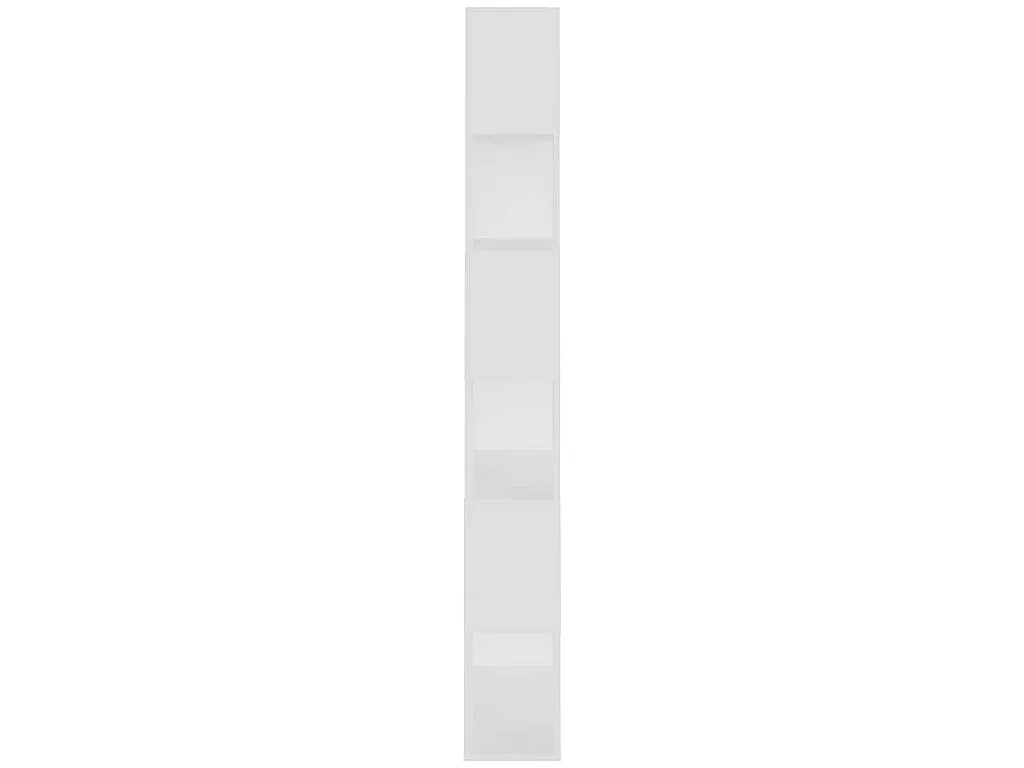 Bibliothèque/Séparateur de pièce Blanc Bois d'ingénierie