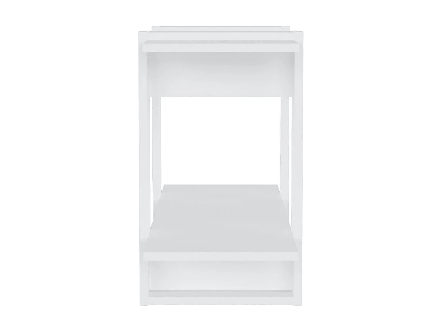 Boekenkast/kamerscherm 80x30x51 cm wit