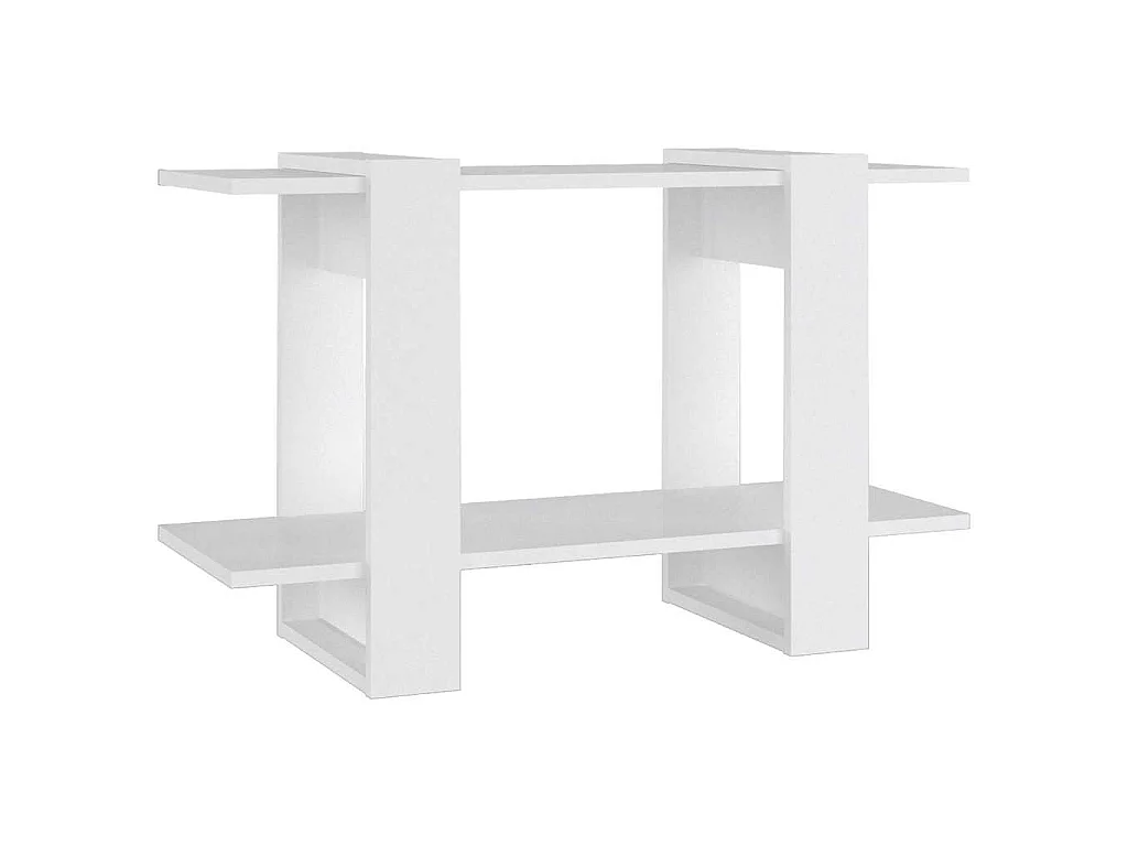 Bücherregal/Raumteiler Weiß 80x30x51 cm