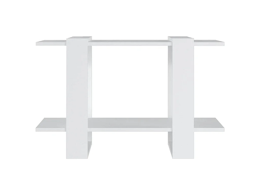 Bücherregal/Raumteiler Weiß 80x30x51 cm