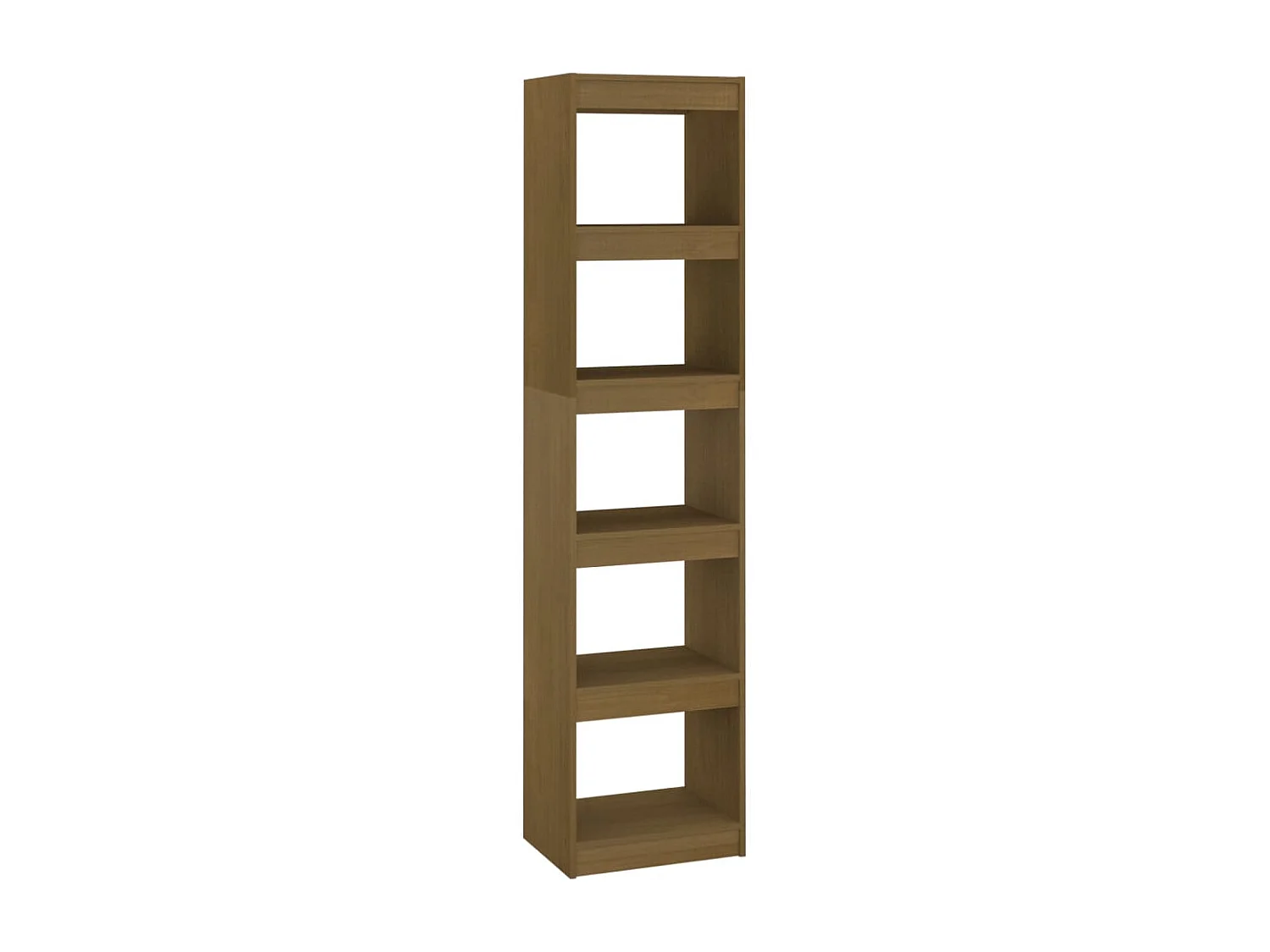 Boekenkast / kamerscherm 40x30x167,5 cm grenenhout honingbruin