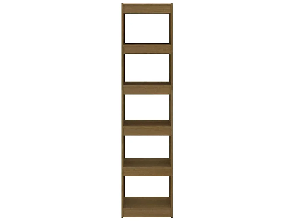 Bibliothèque/Séparateur de pièce Marron miel 40x30x167,5 cm Pin