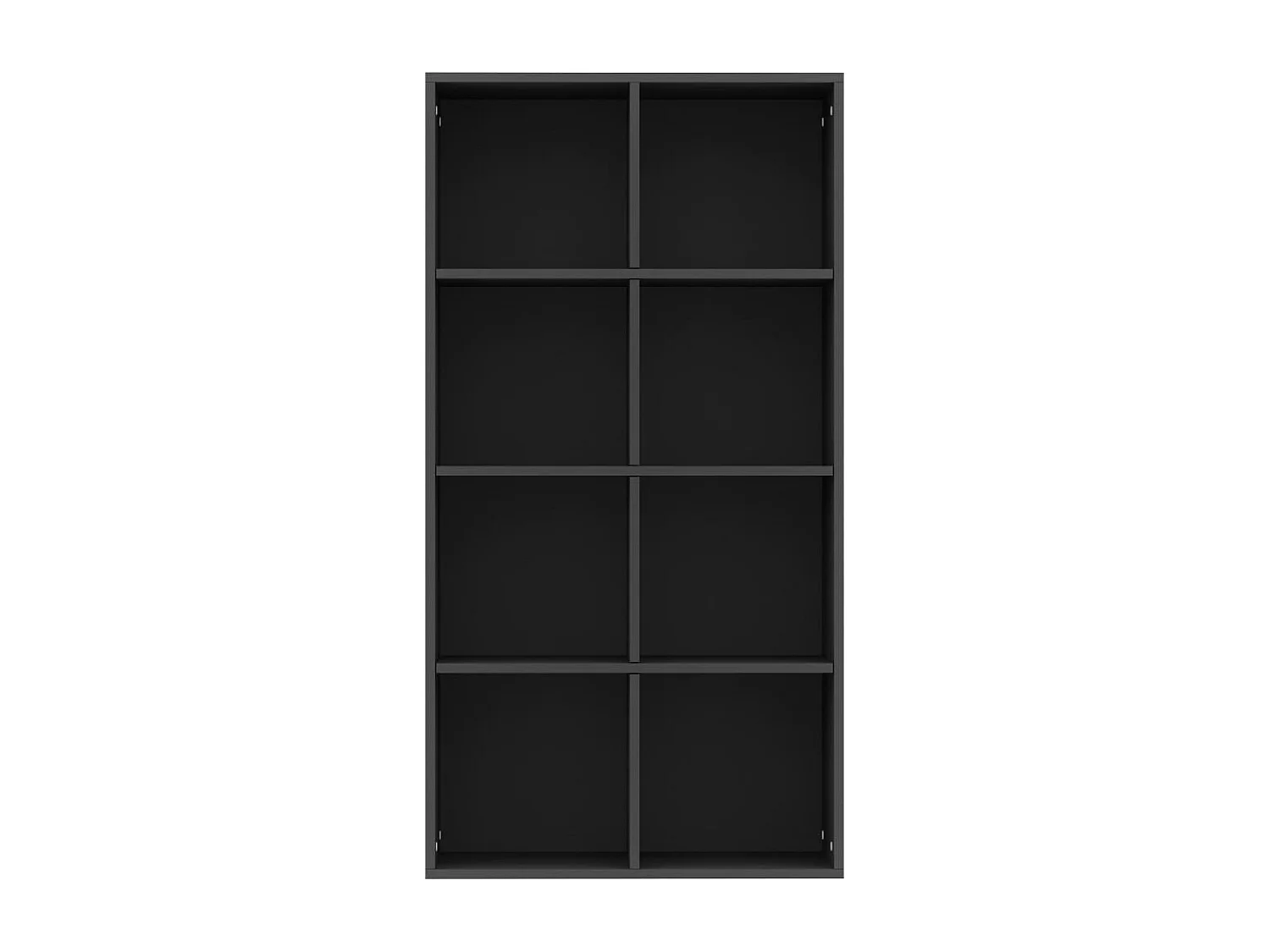 Estante/aparador 66x30x130 cm derivados de madeira preto