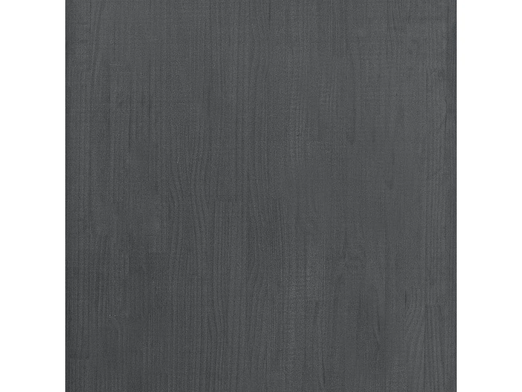 Scaffale Grigio 60x30x210 cm in Legno Massello di Pino