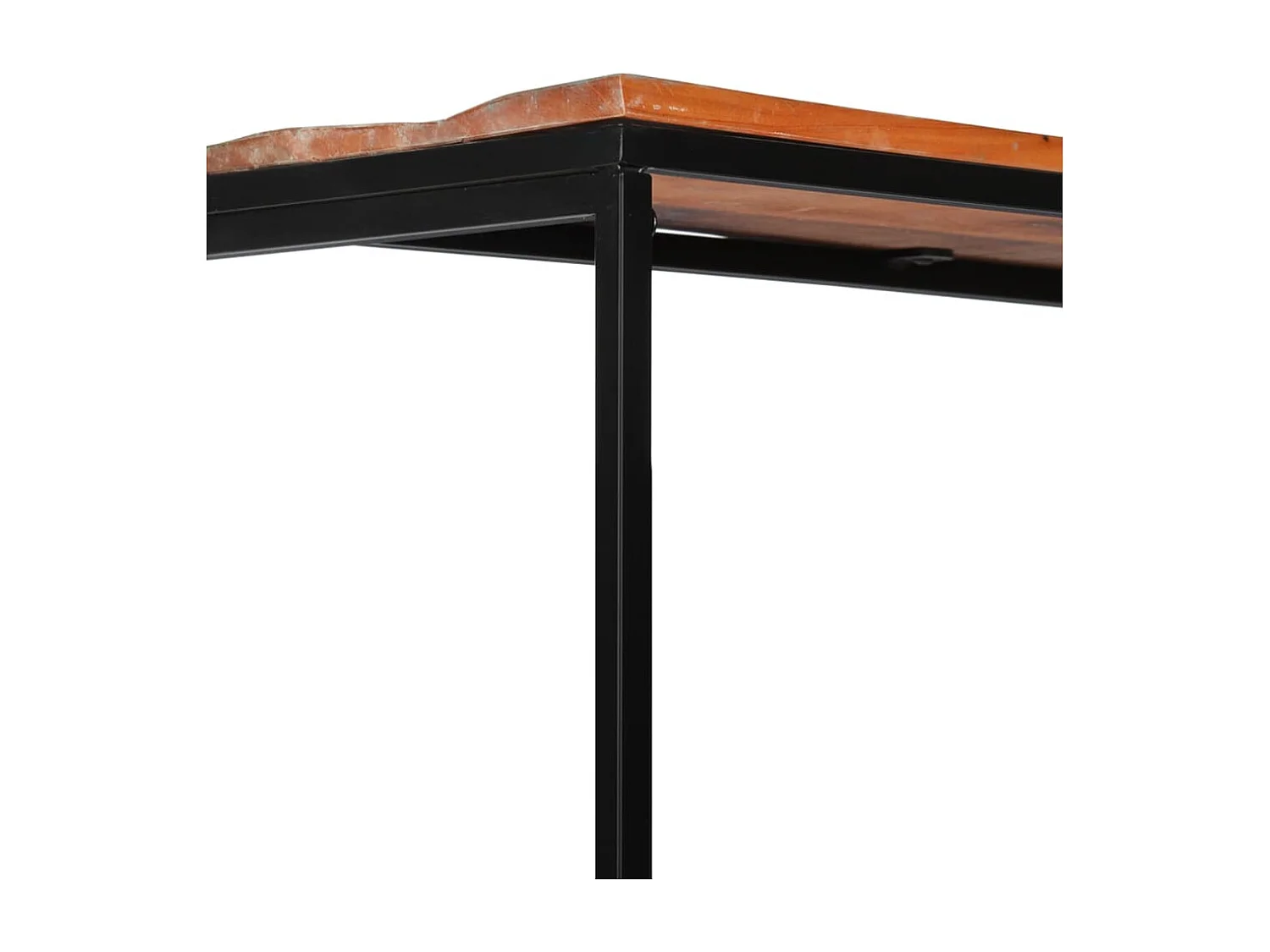 Estante 80x30x180 cm madeira recuperada maciça