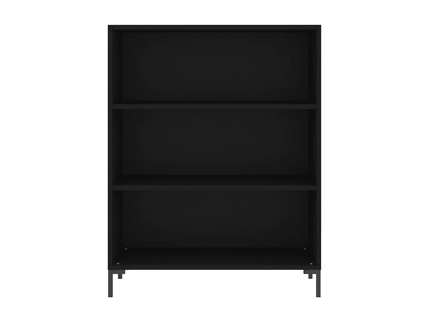 Bücherregal Schwarz 69,5x32,5x90 cm Holzwerkstoff