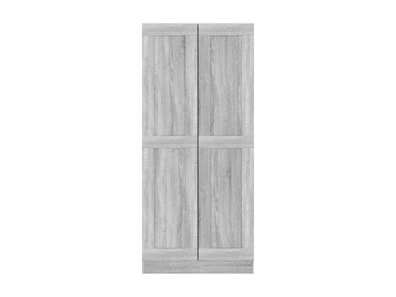 Boekenkast 82,5x30,5x185,5 cm bewerkt hout grijs sonoma eiken