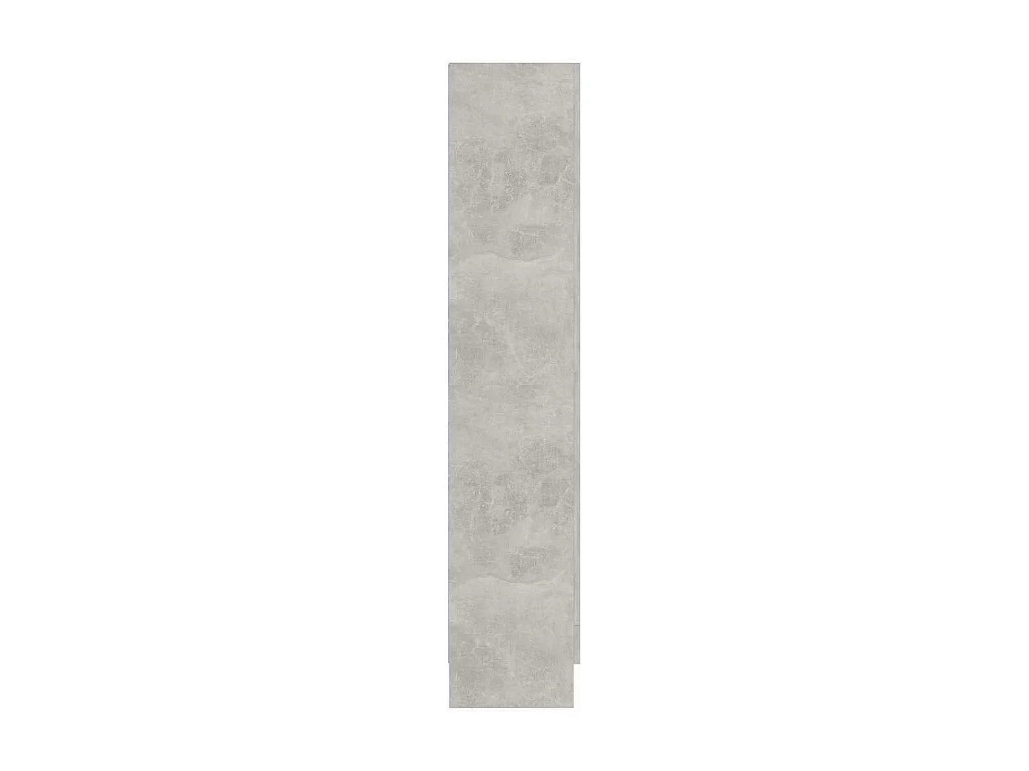 Vitrina de madera contrachapada gris hormigón 82,5x30,5x150cm
